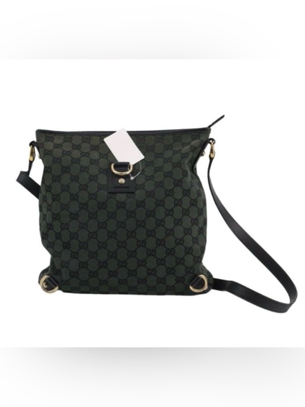 ✨Live Show Listing✨Gucci Dark Green GG Canvas Crossbody w/COA
